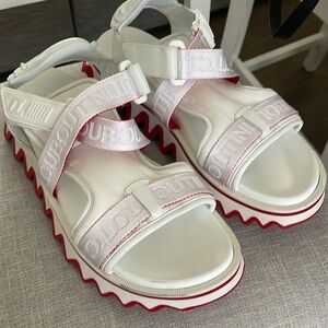 Authentic Christian Louboutin men’s sandals Loubishark
